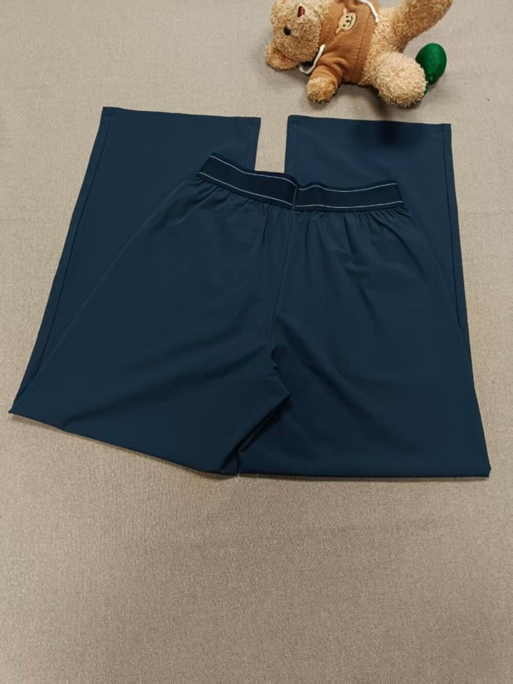 ALO Yoga Suit Up Trouser😆Navy Blue🌹Flowy Wide Straight Leg Pant|Regular|Chic - Picture 6 of 9